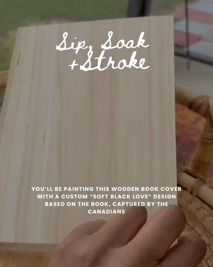VIRTUAL Sip, Soak + Stroke: Paint, Sip + Craft Night with Author T.L. Martin